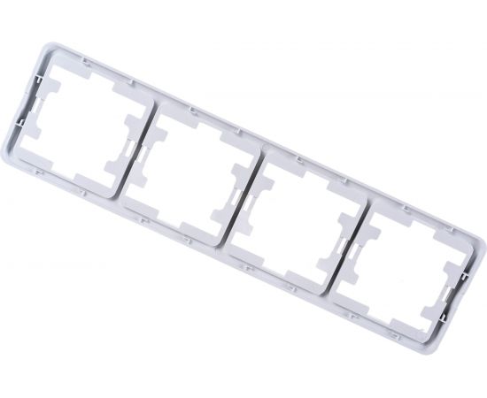 4-х постовая рамка MAKEL Mimoza белая 22039 – изображение 2