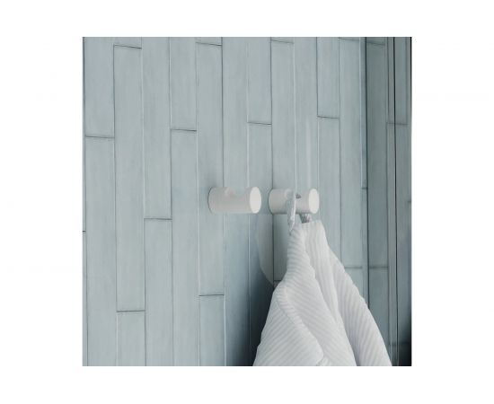 Одинарный крючок IDDIS NOA сплав металлов, белый матовый NOAWT10i41 – изображение 2