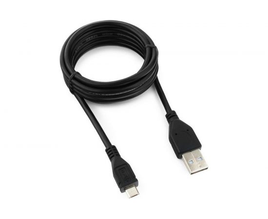 Кабель Cablexpert USB 2.0 Pro AM/microBM 5P, 1.8м, экран, черный, пакет CCP-mUSB2-AMBM-6 – изображение 2
