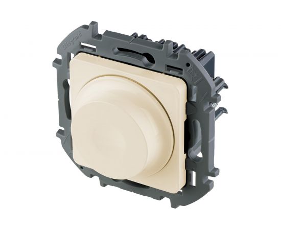 Поворотный светорегулятор Legrand без нейтрали 300Вт - INSPIRIA - слоновая кость 673791 – изображение 2