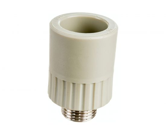 Муфта RTP PN25 комбинированная, наружная резьба, D25х1/2 мм, серая 10944 – изображение 2