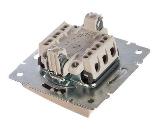 Двойной выключатель LEZARD RAIN жемчужно-белый перламутр 703-3088-101 – изображение 2