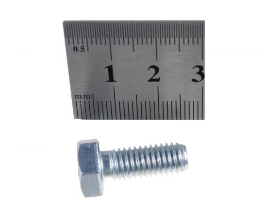 Болты МТК DIN 933 полная резьба 5.8 оцинк. 1 кг (примерно 83 шт) 8,0 x 20 114840 – изображение 3