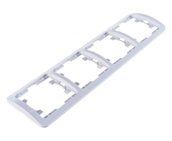 4-х постовая рамка MAKEL Mimoza белая 22039 – изображение 3