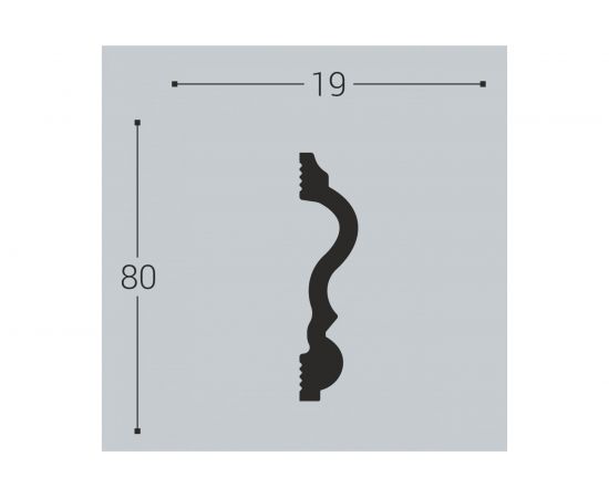 Молдинг bello deco XPS М 9 80x19 мм 00-00004629 – изображение 3