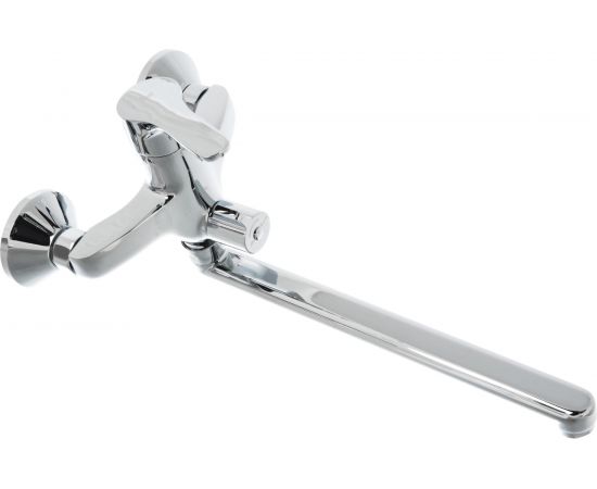 Смеситель Тека-SALINA для ванны и душа, с длин изливом, керамический картридж 35мм, без душевого набора 271216250 – изображение 3