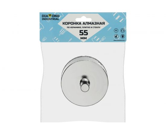 Коронка алмазная по керамике, плитке и стеклу 55 мм Diamond Industrial DIDCBC055 – изображение 3