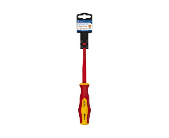 Отвертка диэлектрическая Ultra Grip SL 4,0 х 100 мм CR-V КОБАЛЬТ 646-447 – изображение 3