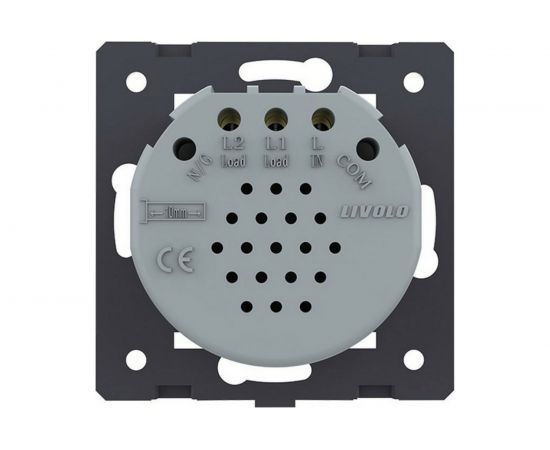 Двухклавишный сенсорный выключатель LIVOLO механизм VL-C702 – изображение 4