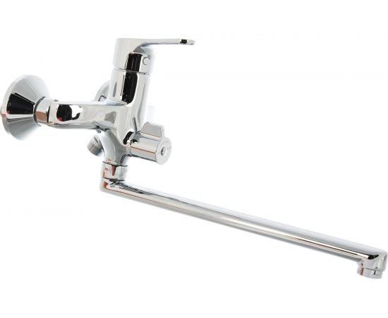 Смеситель Тека-SALINA для ванны и душа, с длин изливом, керамический картридж 35мм, без душевого набора 271216250 – изображение 4