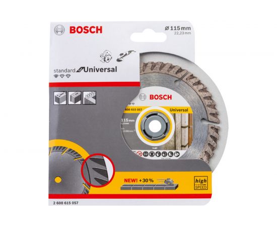 Диск алмазный Universal (115х22.2 мм) Bosch 2608615057 – изображение 4