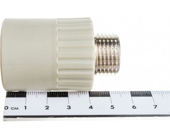 Муфта RTP PN25 комбинированная, наружная резьба, D25х1/2 мм, серая 10944 – изображение 5