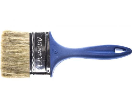 Плоская кисть STAYER Universal Profi светлая натуральная щетина пластмассовая ручка 100 мм 01085-100_z01 