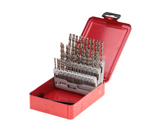 Набор сверл по металлу (50 шт; HSS-Co; 1-5.9 мм) Ruko 215217 