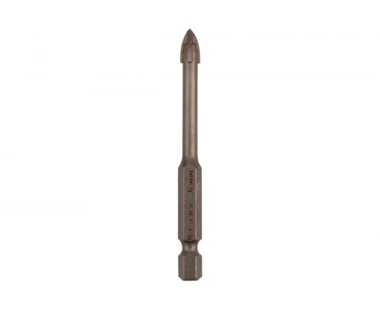 Сверло по стеклу и керамике 6 мм, 4 грани, шестигранный хвостовик KRANZ KR-91-0649 