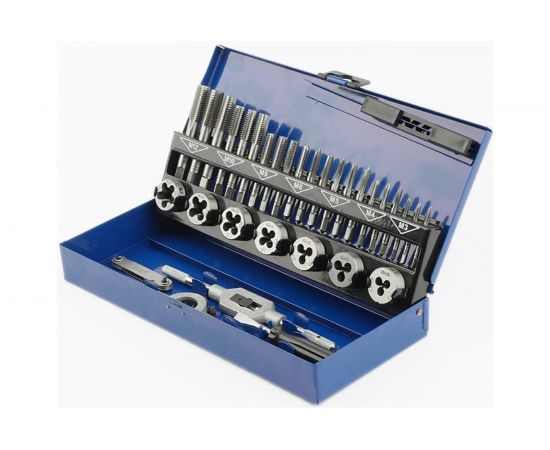 Набор ручных метчиков и плашек GSR A+S DIN 352/ 25x9 M3-M12 32 предмета S504AS70 