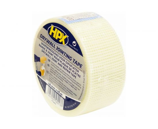 Лента-серпянка армирующая для швов HPX FT4845 DRYWALL JOINTING TAPE 48 мм х45 м белая 5407004560137 