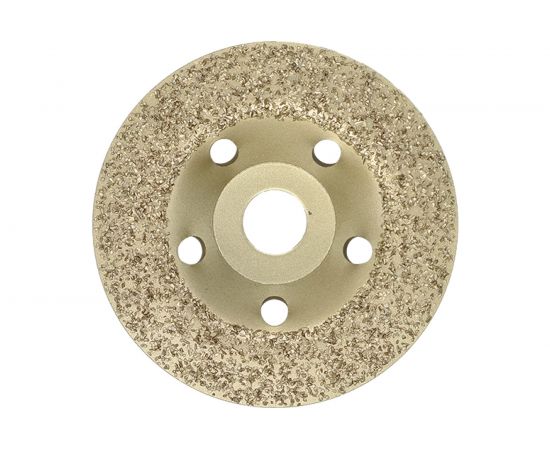 Круг шлифовальный чашечный по дереву (125x22.2 мм; карбид вольфрама; прямой; 24 зерно FEPA) РемоКолор 74-0-533 