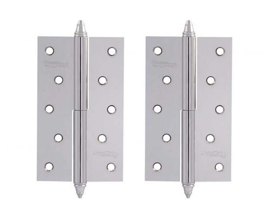 Петля НОРА-М 610-5"" CР хром.покр. левая 2,5 мм №2 10625 