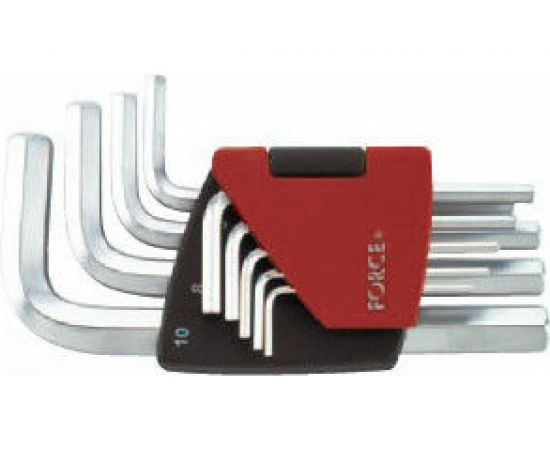 Набор Г-образных шестигранников 9 предметов FORCE 5093 