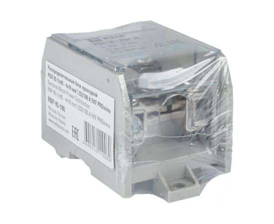 Распределительный блок EKF проходной, РБП 95, 1х95-4х16 мм2, 232/100А, PROxima SQRBP-95-100 – изображение 2