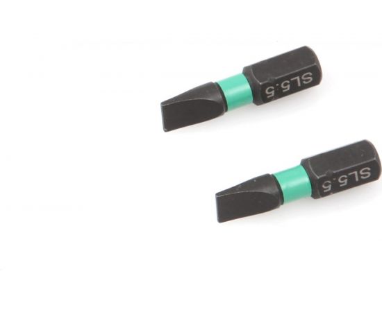 Бита ударная (2 шт; SL5.5х25 мм; 1/4"") Дело Техники 792302 – изображение 2