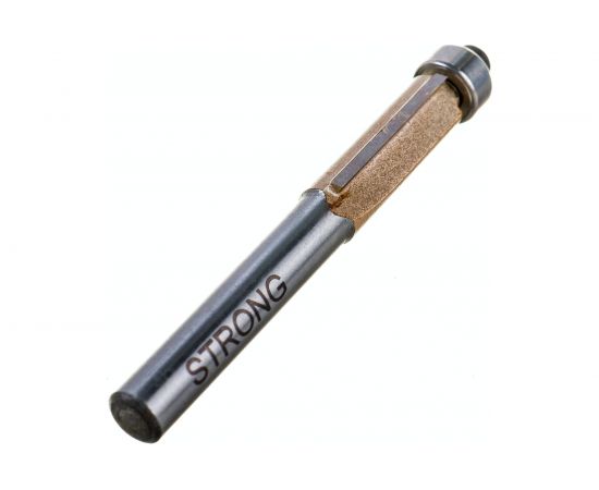 Фреза по дереву кромочная прямая с нижним подшипником 8x20 мм, хв-к 6 мм Strong СТФ-10200820 – изображение 3