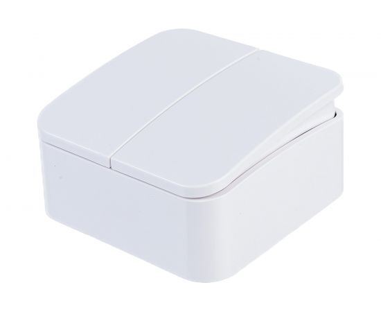 2-клавишный выключатель Schneider Electric BLANCA, открытой установки, 6А, 250B, белый BLNVA065011 – изображение 3