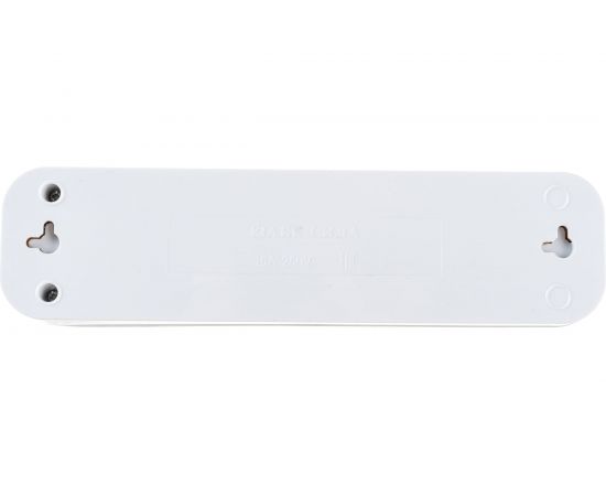 Розеточная колодка АБК-СИЛА 3 гнезда с заземлением и выключателем 16А/220В белая 1 шт 5402503 – изображение 3