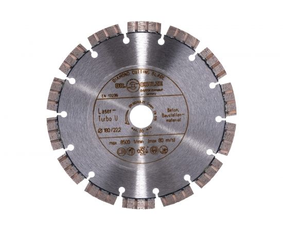 Диск алмазный Laser Turbo U (180х22.2 мм) DR.SCHULZE TS21002638 – изображение 3