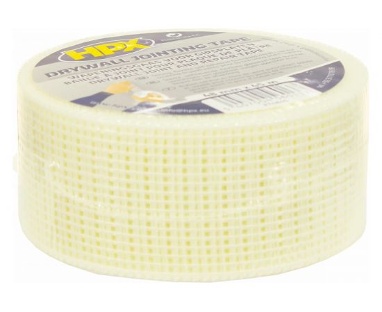 Лента-серпянка армирующая для швов HPX FT4845 DRYWALL JOINTING TAPE 48 мм х45 м белая 5407004560137 – изображение 4