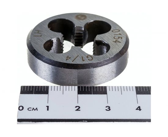 Трубная плашка ИНСТУЛС G 1/4 38x10 9ХС 2654-0154 лев ГОСТ 9740-71 00001252571 – изображение 5