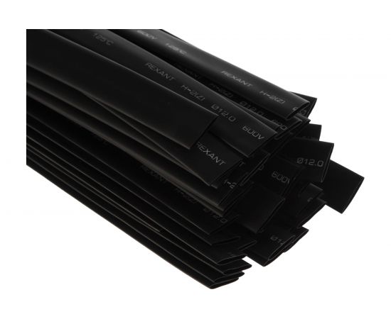 Термоусадка REXANT 12.0/6.0 мм, 1м, черная 21-2006 – изображение 5