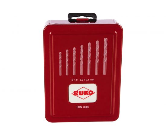 Набор сверл по металлу (50 шт; HSS-Co; 1-5.9 мм) Ruko 215217 – изображение 7