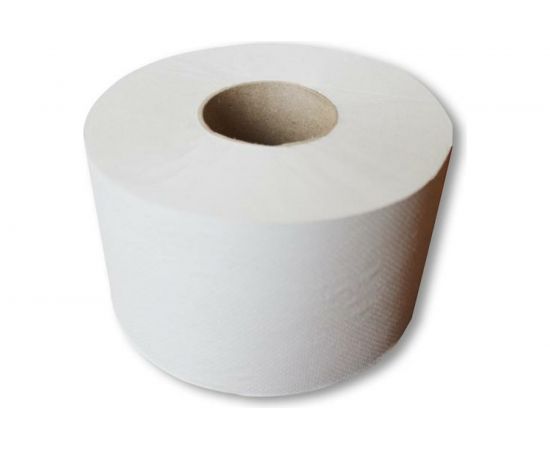 Туалетная бумага для диспенсера ООО Комус 1 слой, серый, 130 м, 12 рулонов в упаковке 130G1 1023403 