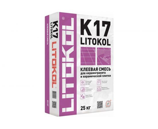 Клеевая смесь LITOKOL K17 (С1) 25 кг 498830002 