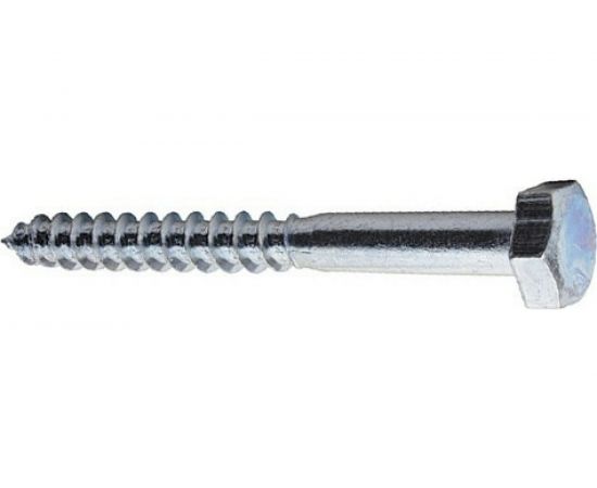 Шестигранный шуруп STARFIX 6x100 мм, цинк, DIN 571, 100 шт. SMC2-59771-100 