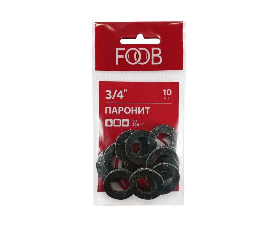 Набор прокладок из паронита FOOB 3/4, 10 шт F20.41,10 00-00002546 
