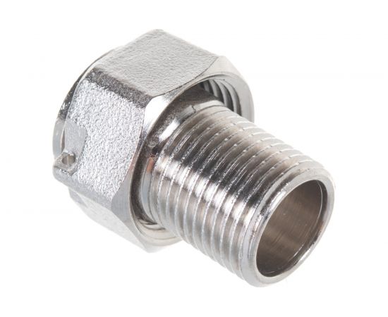 Штуцер FV-PLAST FV-Brass латунный для присоединения счетчика воды 1/2х3/4 AA467012040 