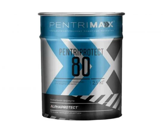 Грунт-эмаль PentriMax PentriProtect 80 (RAL 5005; 2,5 кг) 00-00001407 