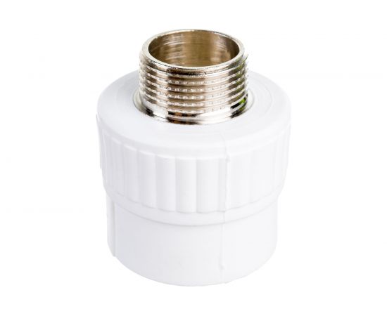 Комбинированная муфта СТМ ПЛАСТ PP-R, с наружней резьбой DN 32х3/4 CPSM3234 