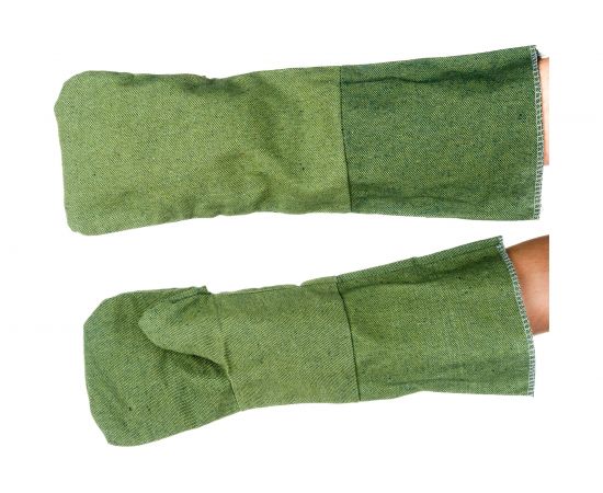 Брезентовые рукавицы TDM Искра, длинный раструб, двойной наладонник, 420 г/м SQ1016-0513 