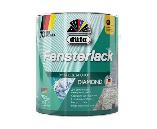 Эмаль Dufa FENSTERLACK для окон белая 750 мл Н0000001784 