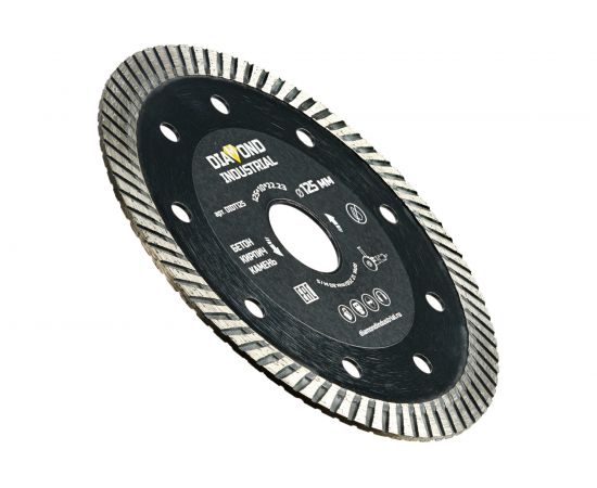 Диск алмазный турбированный (125х22.2 мм) Diamond Industrial DIDT125 – изображение 2