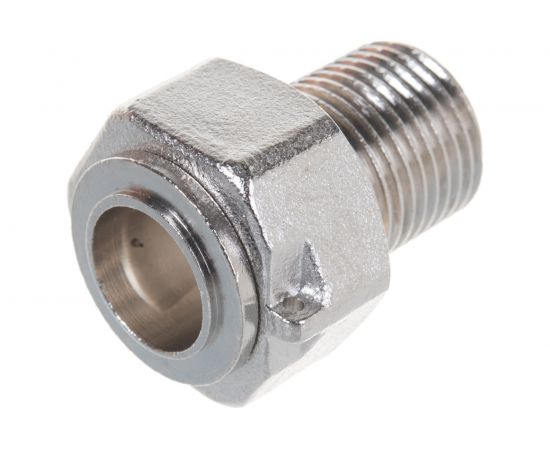 Штуцер FV-PLAST FV-Brass латунный для присоединения счетчика воды 1/2х3/4 AA467012040 – изображение 2