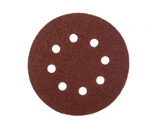 Круг абразивный перфорированный 125 мм, P40 425-500 мкм, 10 шт. SANTOOL 060202-125-040 – изображение 2