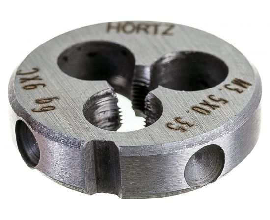 Плашка М 3.5 х0.35 9ХС HORTZ 203981 – изображение 2