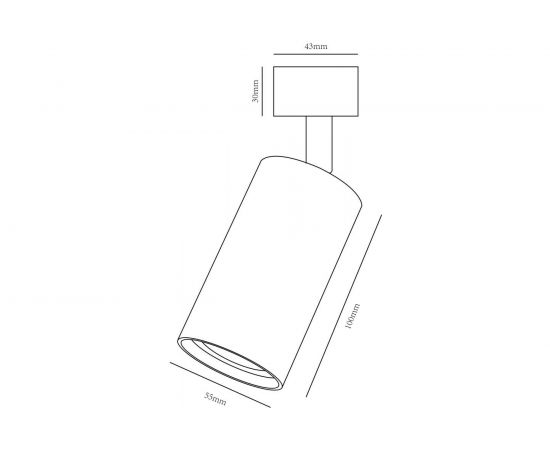 Трековый светильник Arte Lamp RIDGE A1518PL-1BK – изображение 3