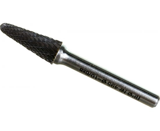 Борфреза твердосплавная (10x6x25x70 мм; тип L-Конус с радиусом) Профоснастка №495 860961025700 – изображение 3