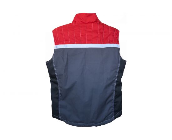 Утеплённый жилет с СОП Спрут ФОРМУЛА темно-серый с красной и черной отделкой, р. (56-58) 112-116 129402 – изображение 3